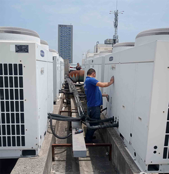 平湖中央空调制热和不制冷系统维修方法